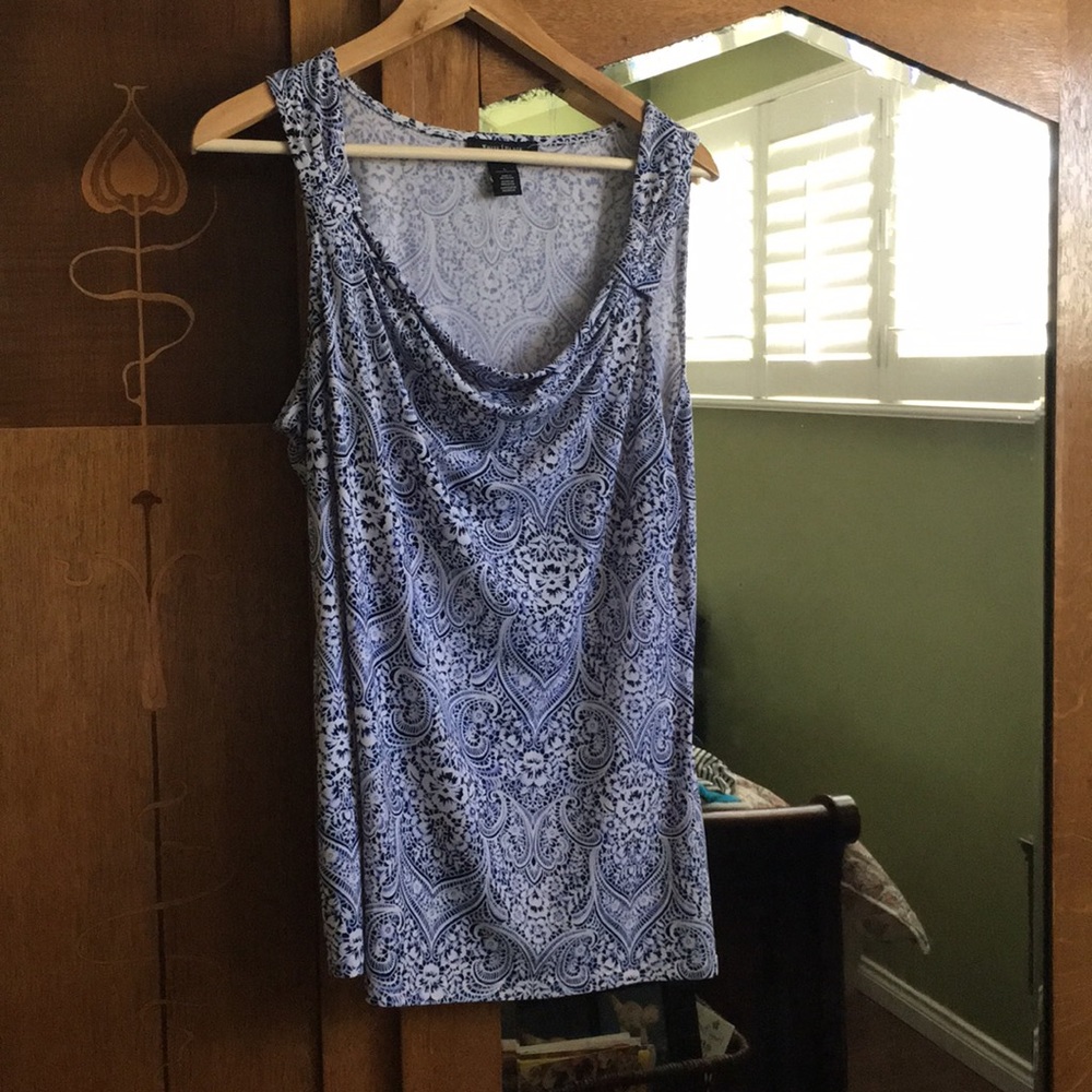 Large White House Black Market tank top